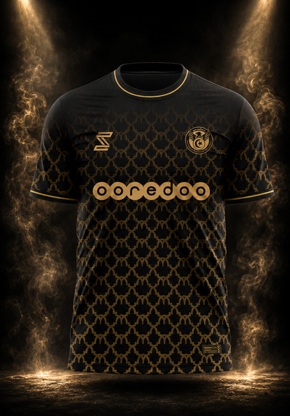 Maillot Tunisie Noir doré