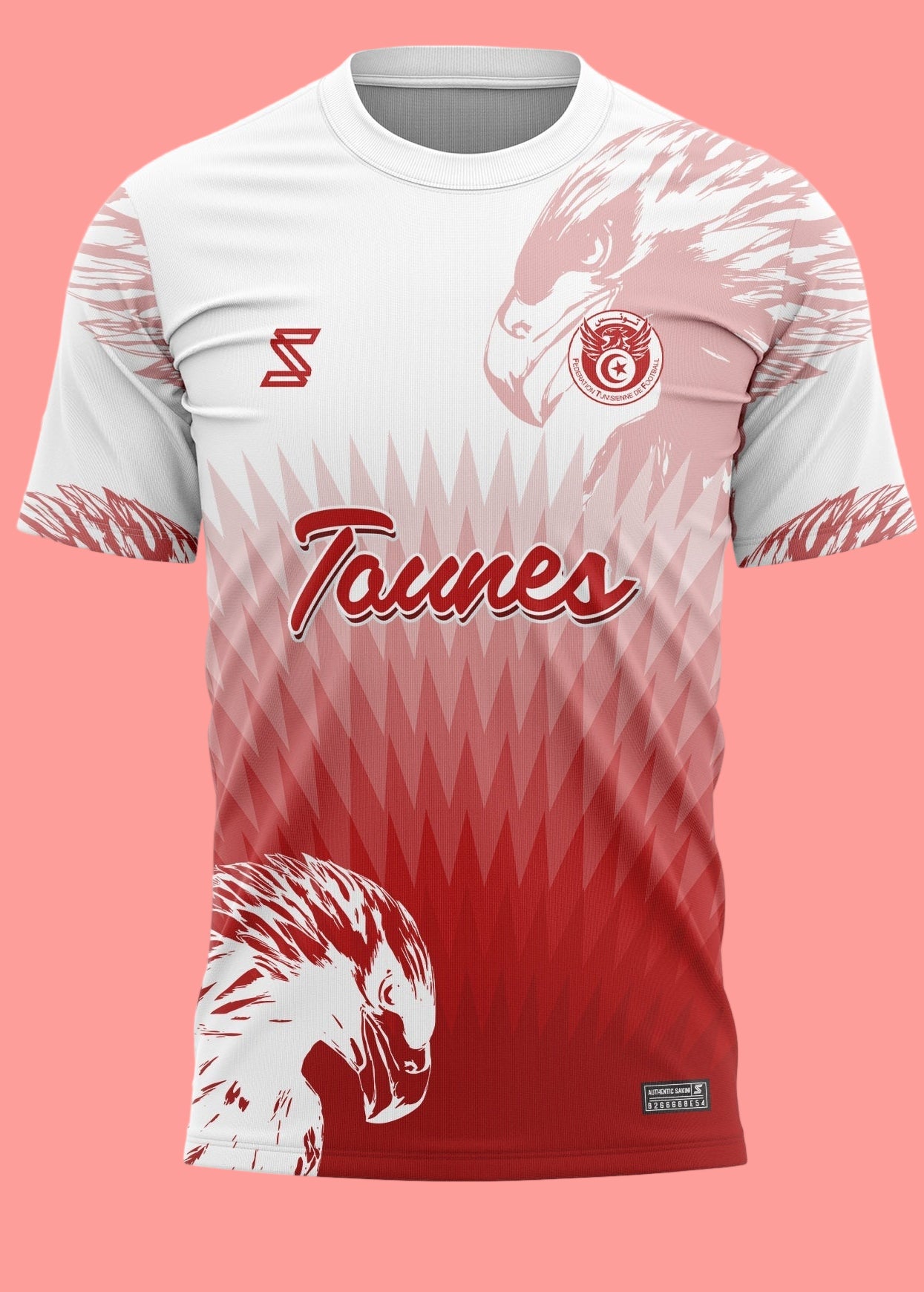 Maillot Tunisie Rouge