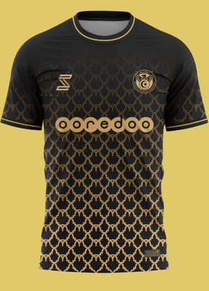 Maillot Tunisie Noir doré